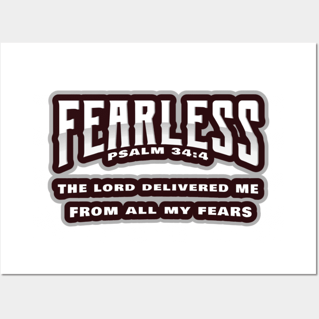 FEARLESS Wall Art by FTLOG